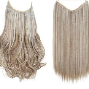 Elegant Light Blonde Hair Extensions
